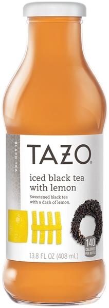 slide 1 of 1, Tazo Iced Black Tea with Lemon, 13 oz