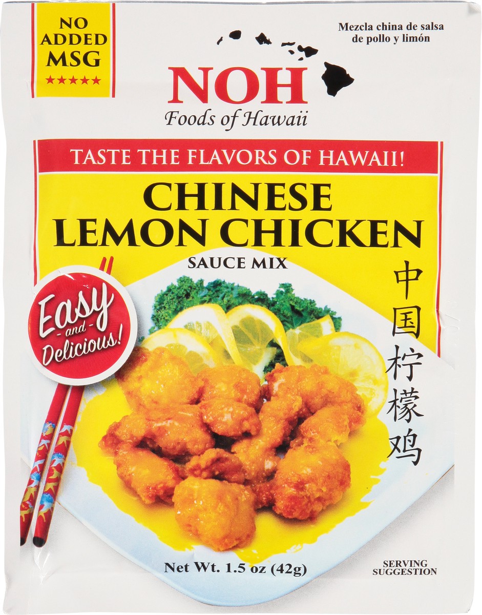 slide 1 of 12, NOH Chinese Lemon Chicken Sauce Mix 1.5 oz, 1.5 oz