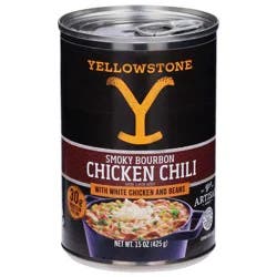 YELLOWSTONE Smoky Bourbon Chicken Chili with White Chicken and Beans 15 oz