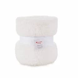 Everyday Living Sherpa Throw Blanket - White