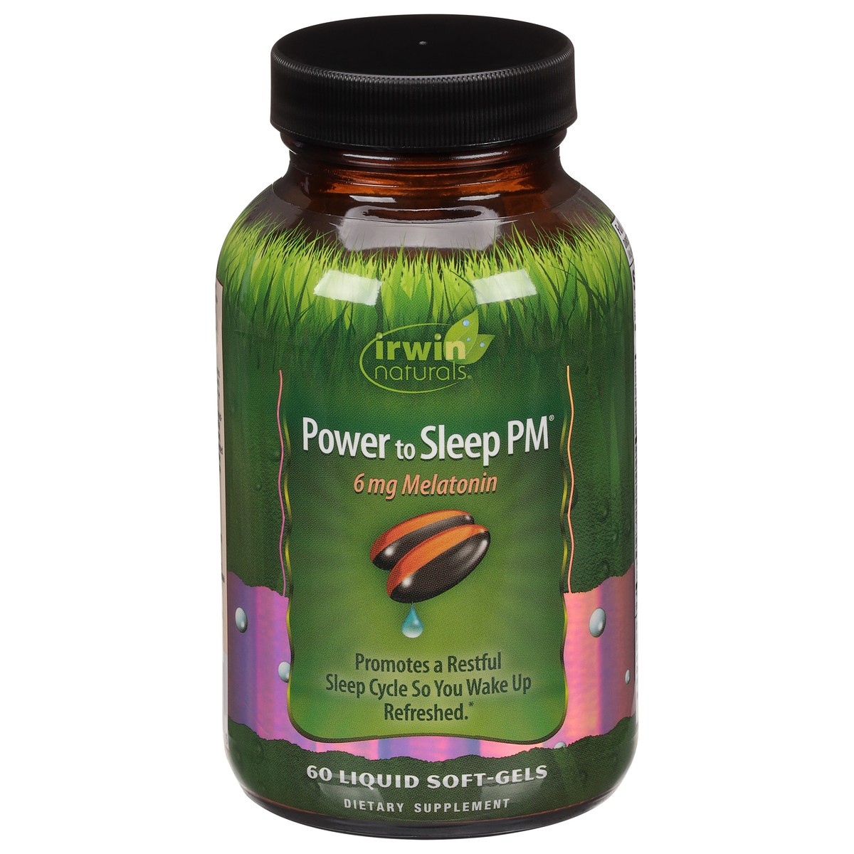 slide 1 of 12, Irwin Naturals 6 mg Melatonin Power to Sleep PM 60 Liquid Soft-Gels, 60 ct