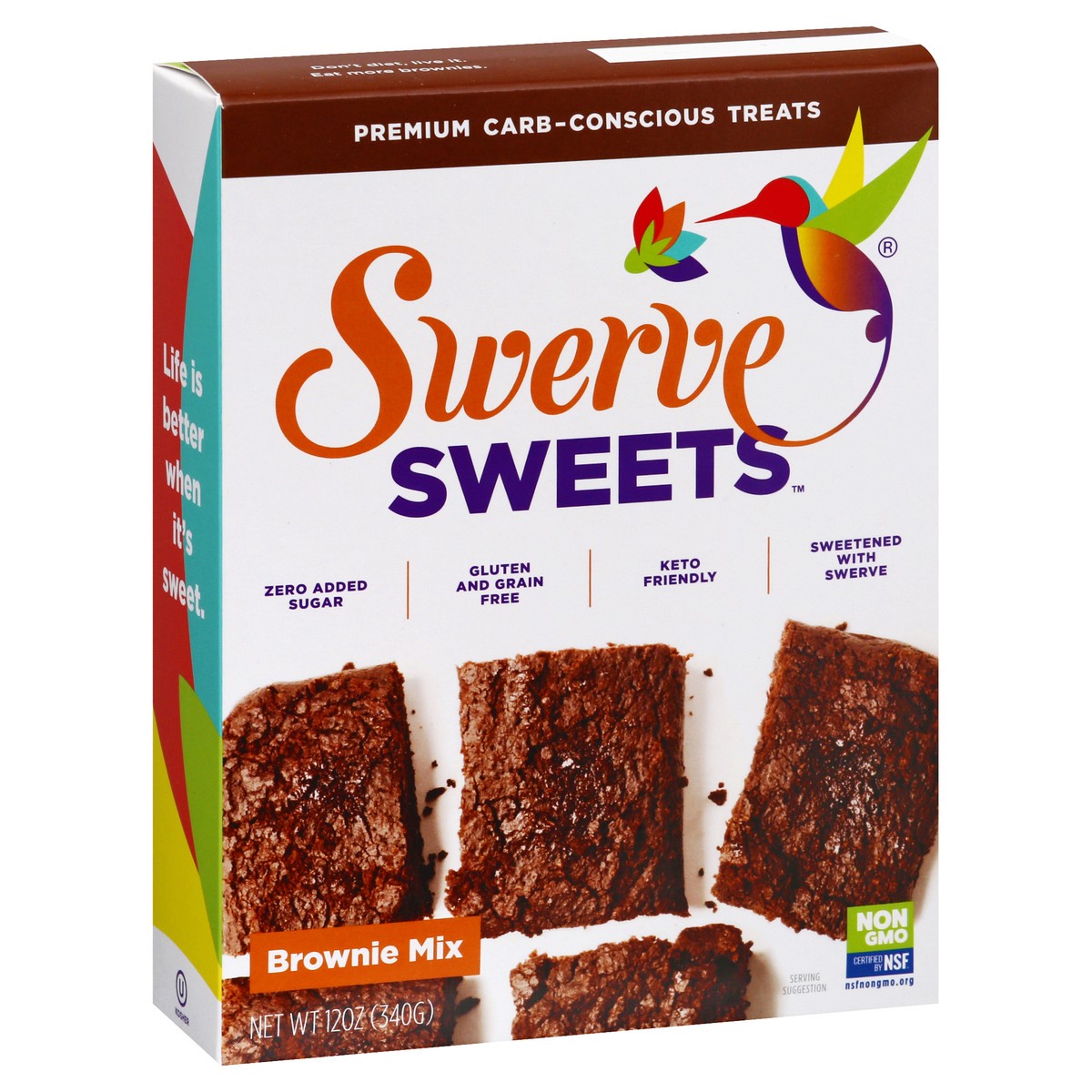 slide 2 of 9, Swerve Brownie Bake Mix, 12 oz