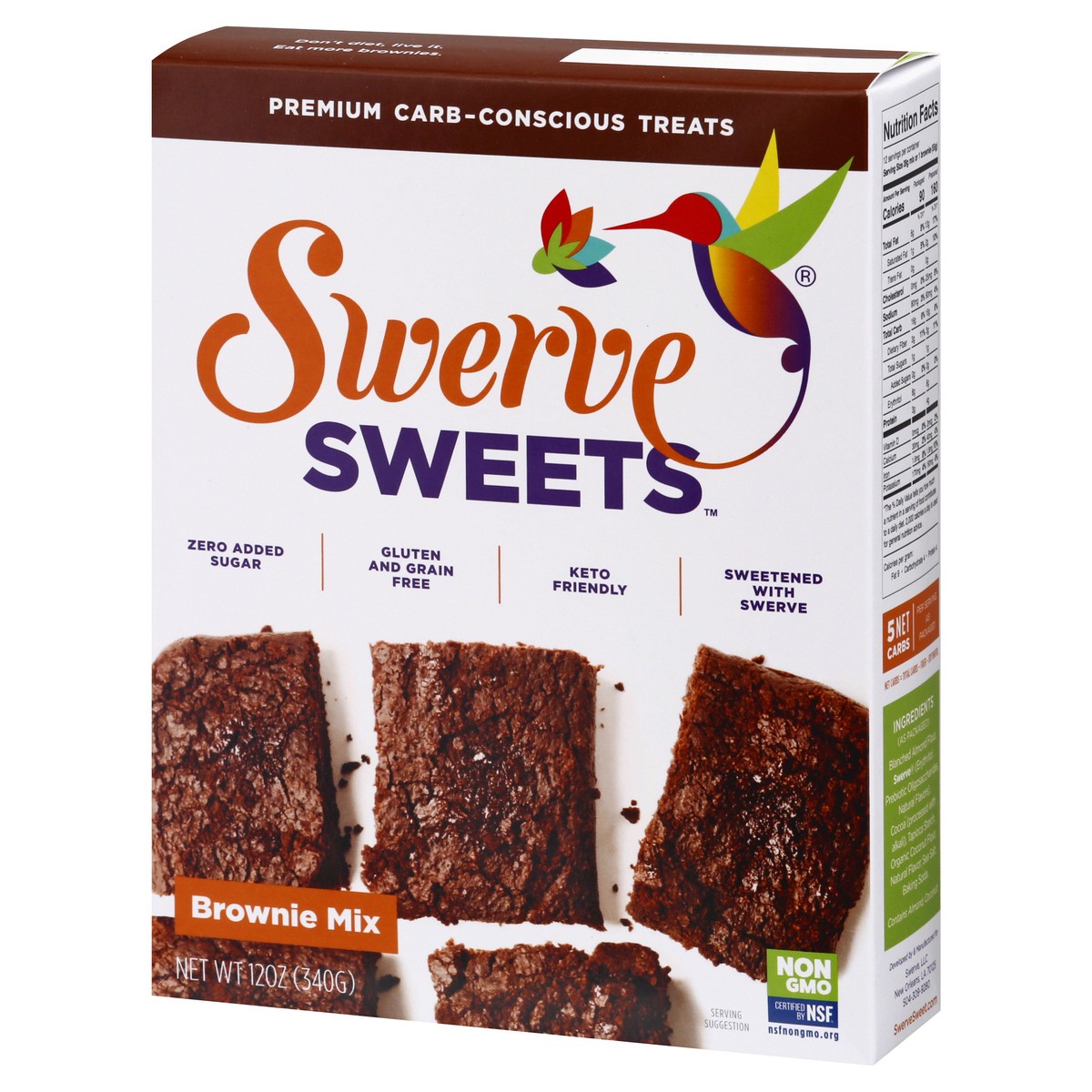 slide 7 of 9, Swerve Brownie Bake Mix, 12 oz