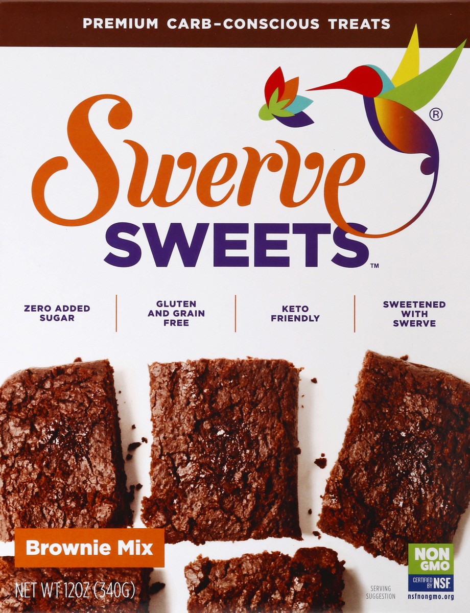 slide 9 of 9, Swerve Brownie Bake Mix, 12 oz