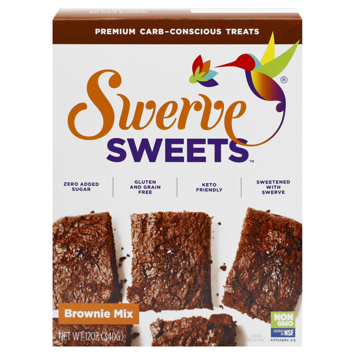 slide 1 of 1, Swerve Sweets Brownie Mix, 12 oz