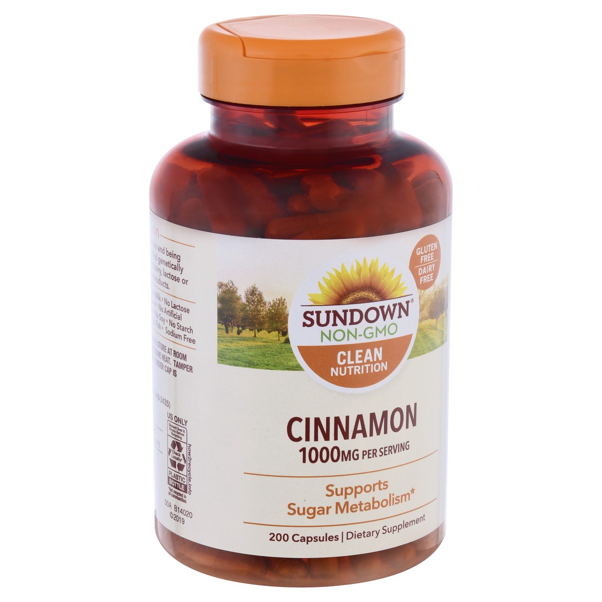 slide 4 of 9, Sundown Non-GMO 1000 mg Capsules Cinnamon 200 ea, 200 ct