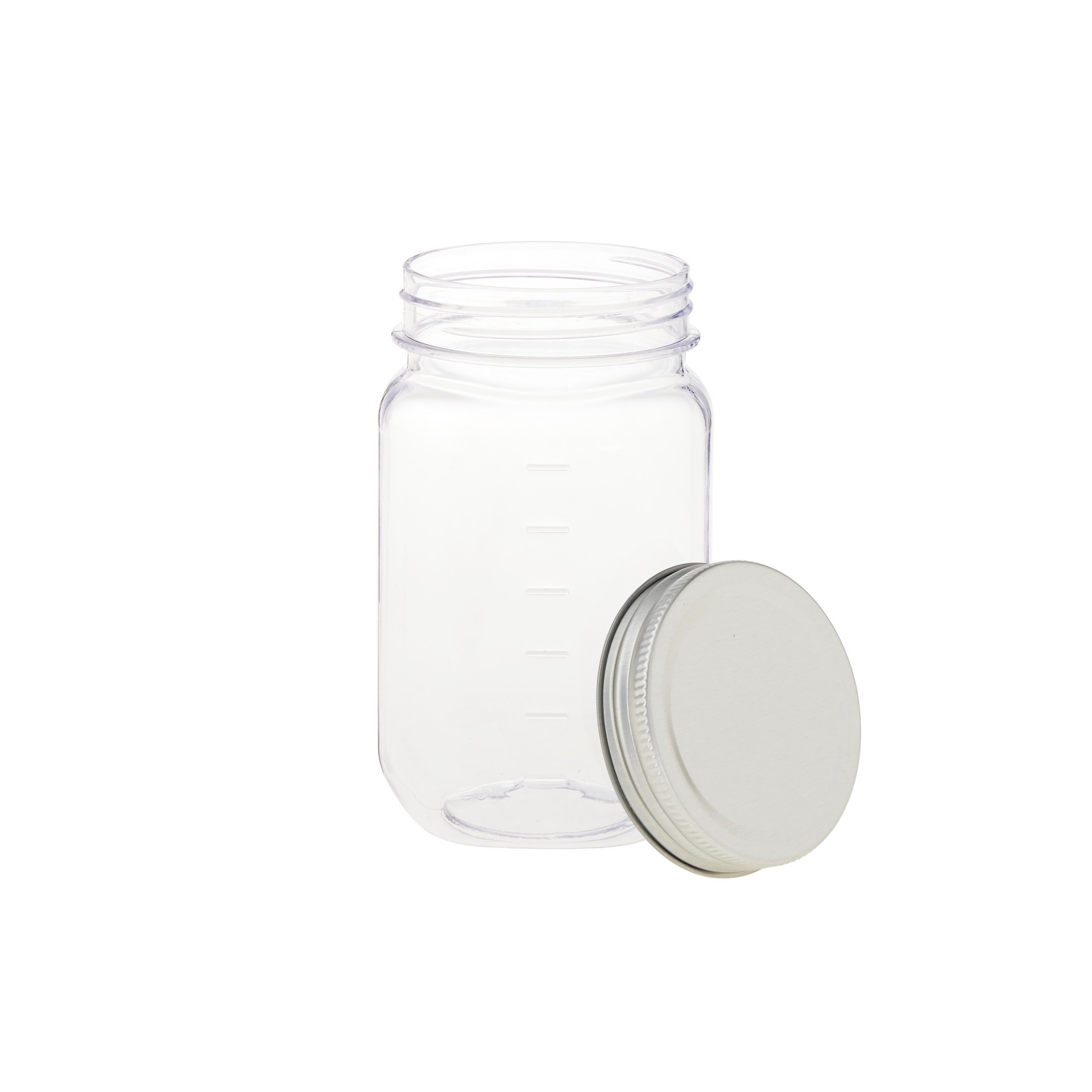 slide 2 of 4, 16oz. Plastic Mason Jars By Celebrate It, 3ct., 3 ct