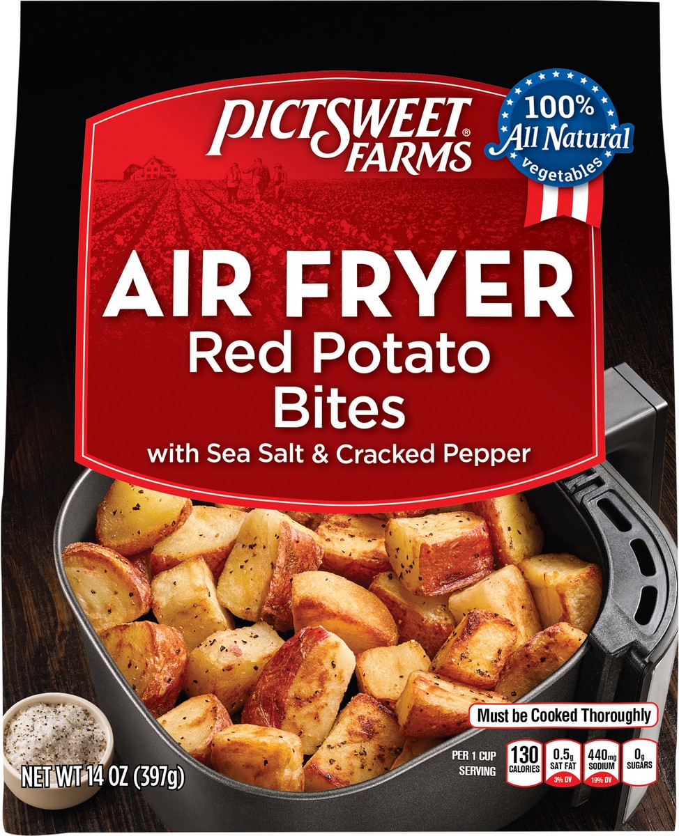 slide 6 of 7, PictSweet Air Fryer Red Potato Bites, 14 oz