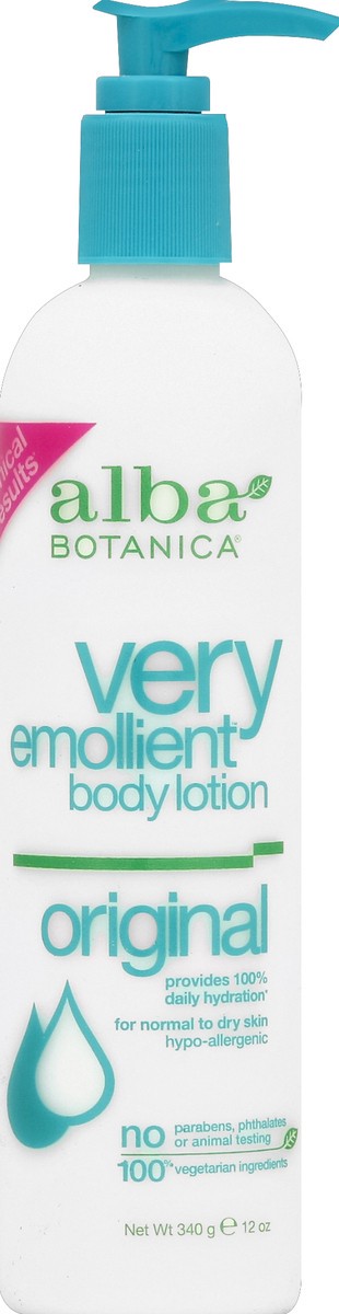 slide 3 of 6, Alba Botanica Very Emollient Original Lotion, 12 fl oz