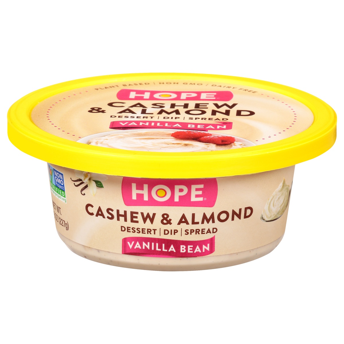 slide 1 of 1, Hope Foods Cashew & Almond Vanilla Bean Dip/Dessert/Spread 8 oz, 8 oz