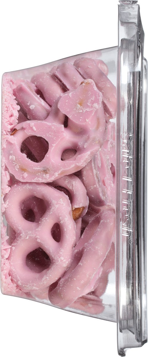 slide 13 of 14, JLM Manufacturing Yogurt Raspberry Pretzels 7 oz, 7 oz