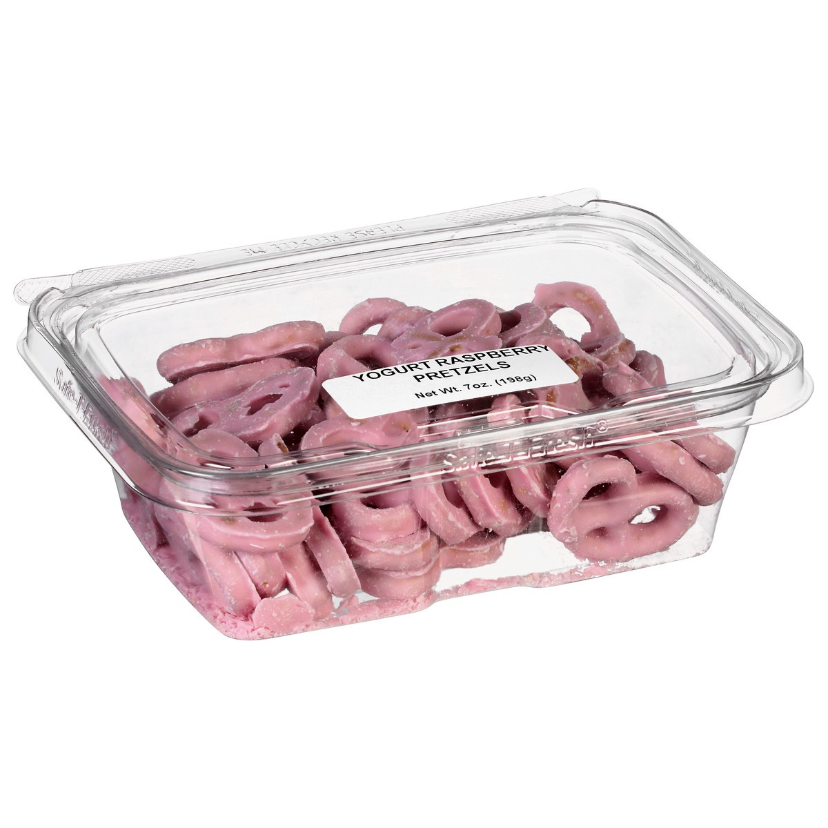 slide 3 of 14, JLM Manufacturing Yogurt Raspberry Pretzels 7 oz, 7 oz