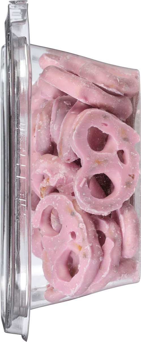 slide 6 of 14, JLM Manufacturing Yogurt Raspberry Pretzels 7 oz, 7 oz