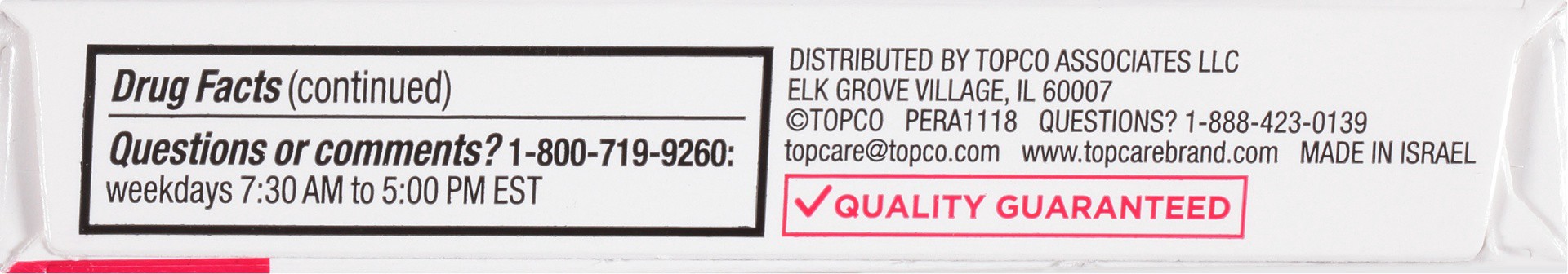 slide 4 of 6, TopCare Omeprazole Delayed Release Orally Disintegrating Tablets 20 Mg Acid Reducer Tablets, Strawberry, 14 ct