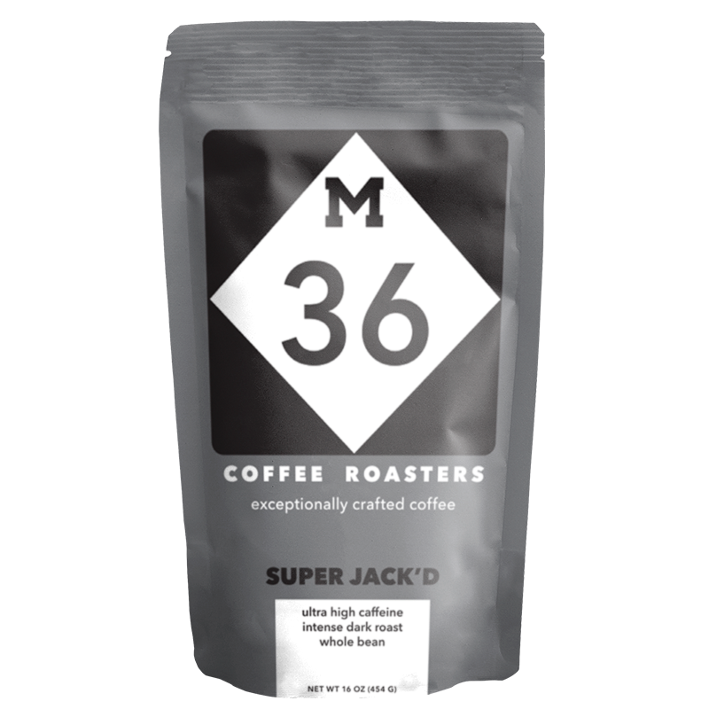 slide 1 of 1, M-36 Coffee Roasters Super Jack'D Coffee - 16 oz, 16 oz