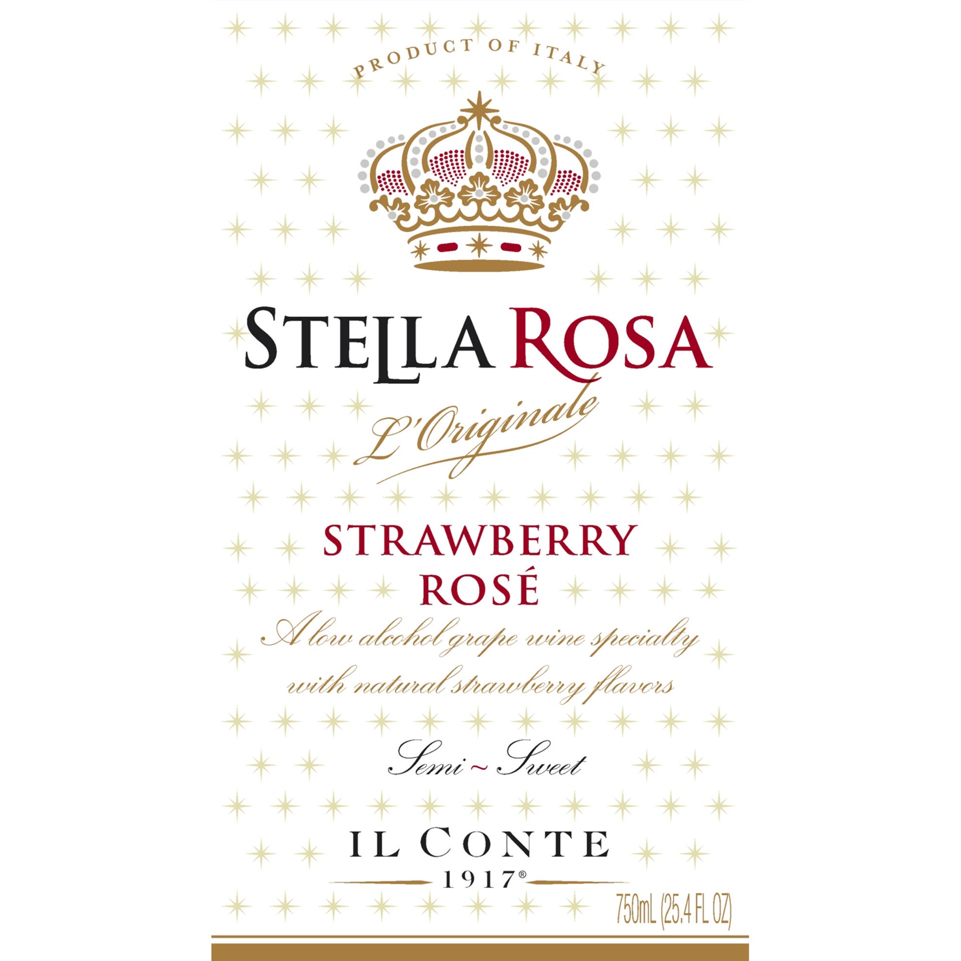 slide 5 of 9, Stella Rosa Strawberry Rose Semi-Sweet Rose Wine 750 ml, 25.4 fl oz