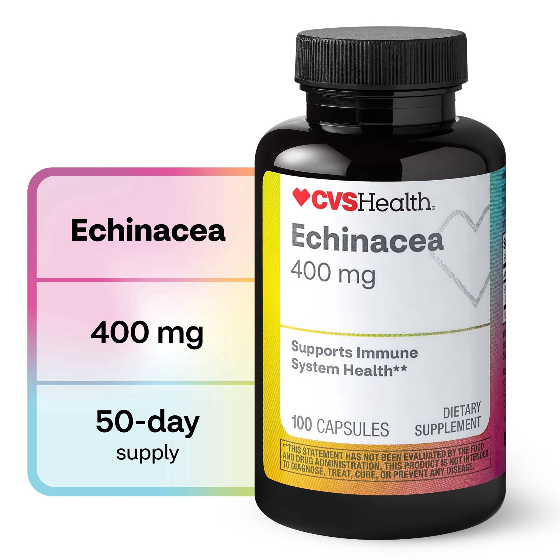 slide 1 of 1, CVS Health Echinacea Capsules, 100 Ct, 100 ct