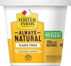 Foster Farms Fresh & Natural Cage Free Chicken Livers, 1 pk