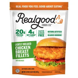Realgood Real Good Foods Lightly Breaded Chicken Breast Fillets