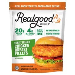 Realgood Real Good Foods Lightly Breaded Chicken Breast Fillets