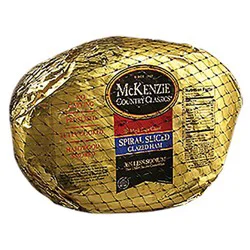 McKenzie's McKenzie Ham Spiral Sliced Half Maple Bone In - 9 Lb