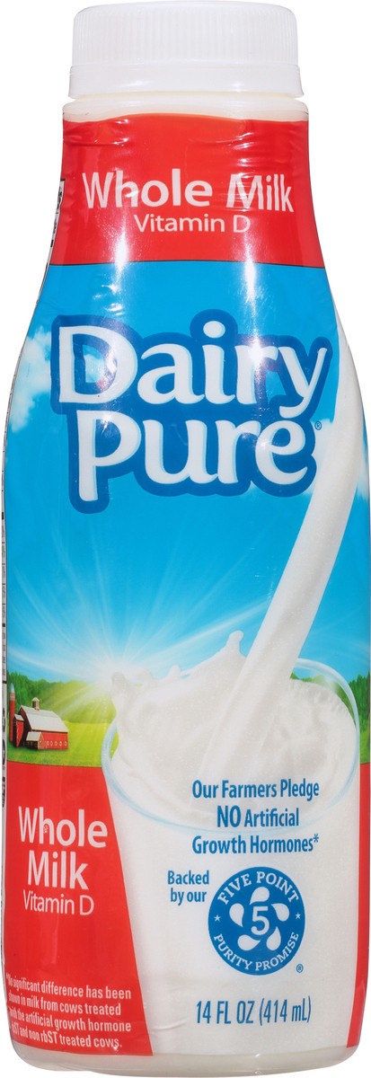 slide 9 of 12, Dairy Pure Dean's Dairy Pure Whole Milk with Vitamin D, 14 fl oz