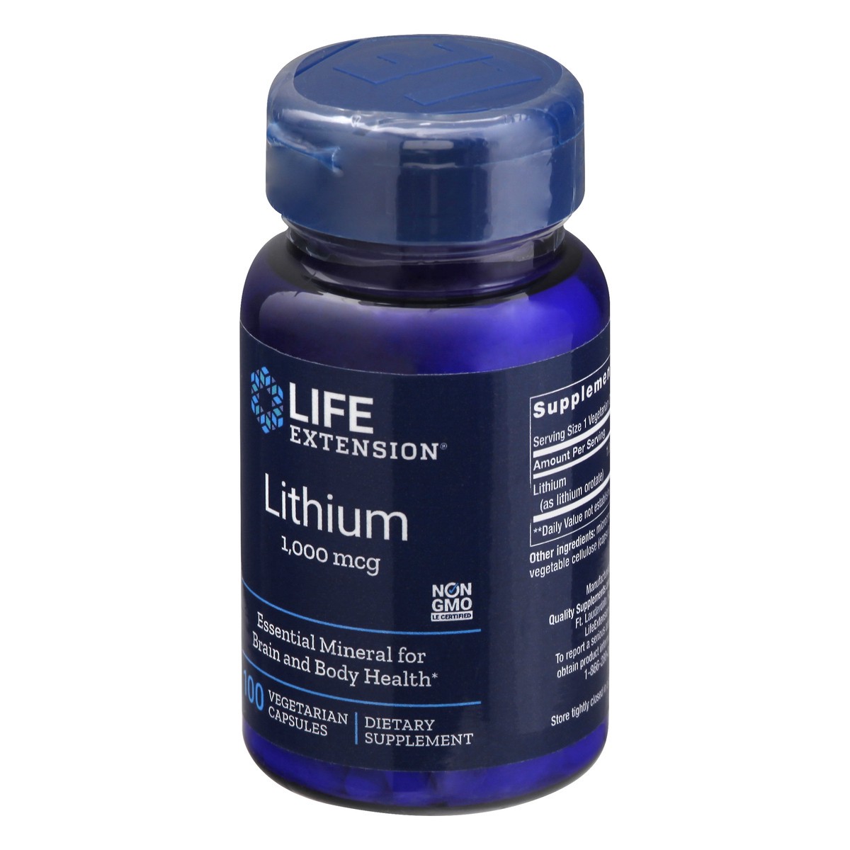 slide 4 of 11, Life Extension Lithium 1000Mcg, 100 ct
