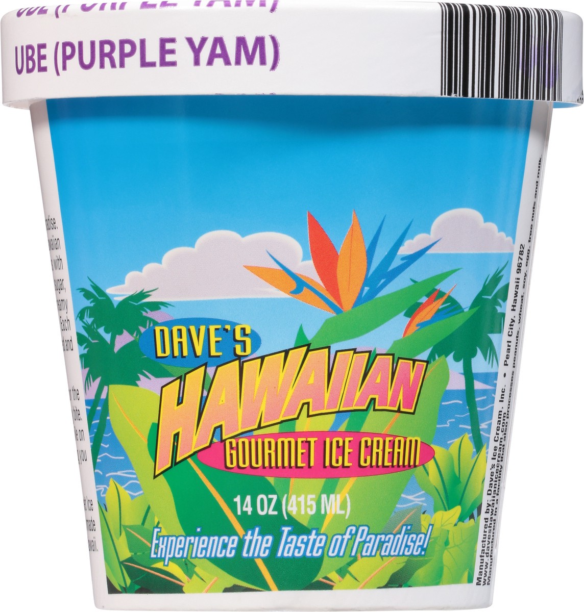 slide 10 of 13, Dave's Hawaiian Gourmet Ice Cream Ube (Purple Yam) Ice Cream 14 oz, 14 oz
