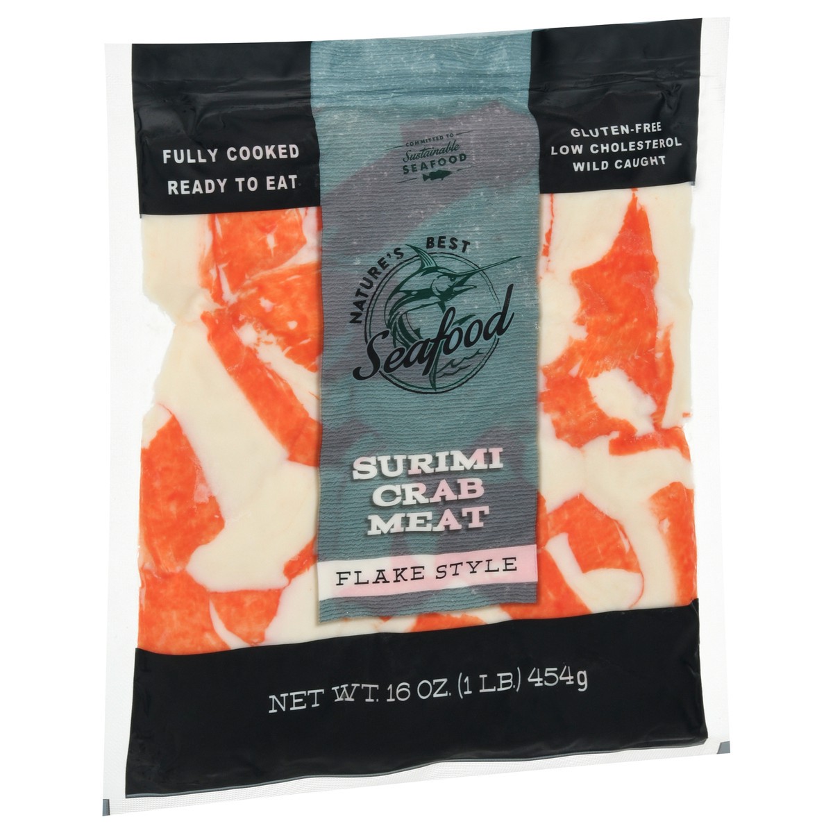 slide 6 of 13, Natures Best Seafood Flake Style Surimi Crab Meat 16 oz, 16 oz