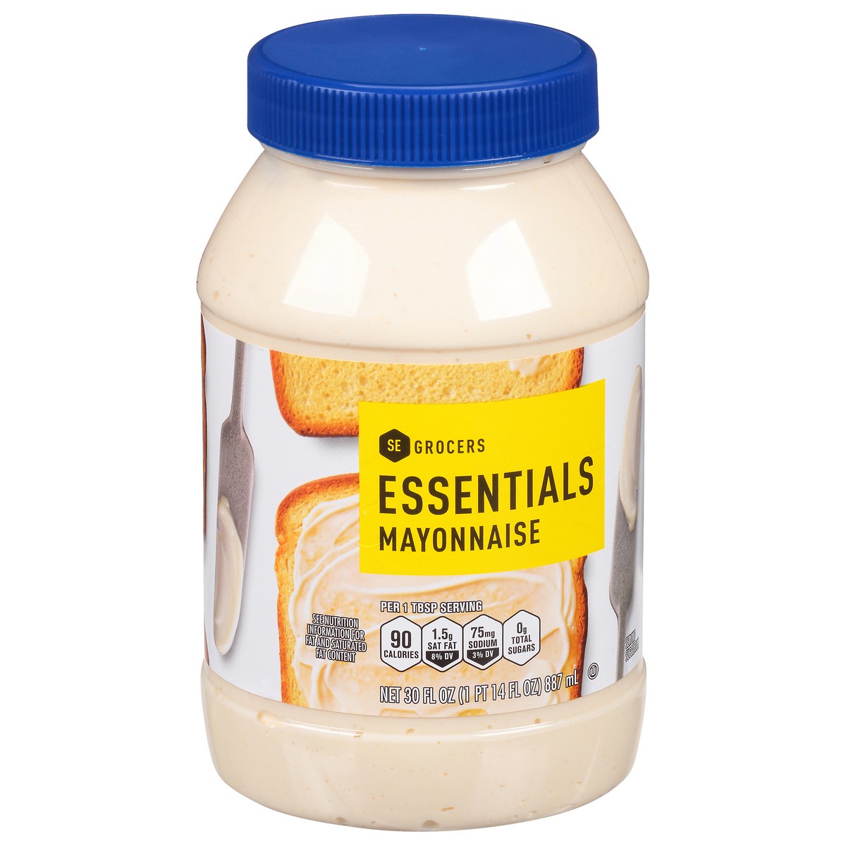 slide 8 of 9, Essentials Mayonnaise, 30 oz