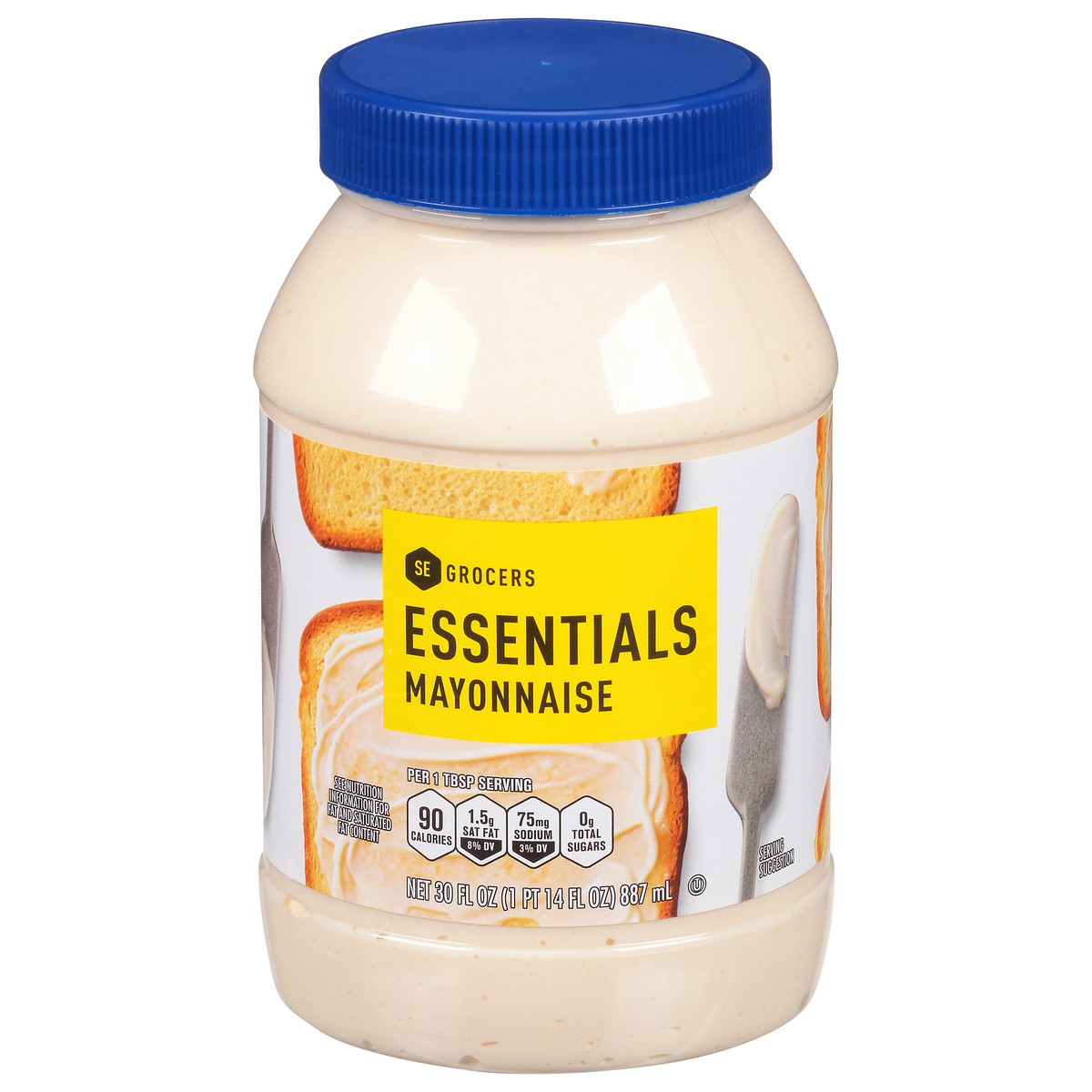 slide 1 of 9, Essentials Mayonnaise, 30 oz