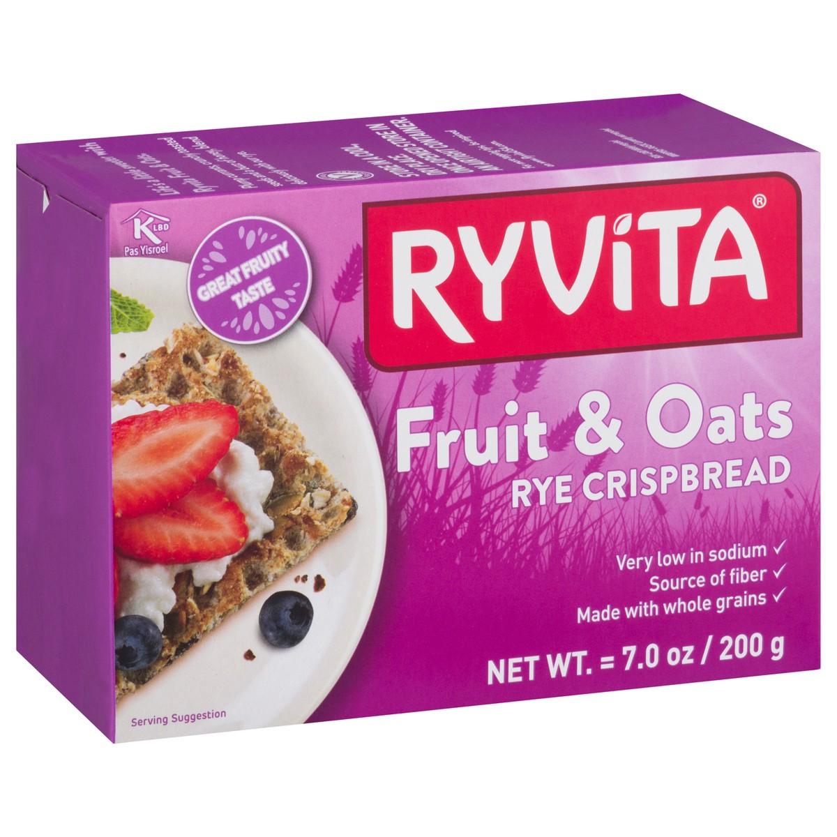 slide 8 of 13, Ryvita Fruit & Oats Rye Crispbread 7 oz, 7 oz