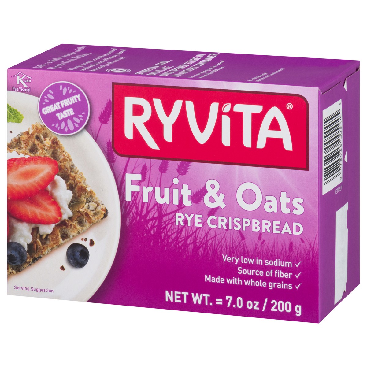 slide 11 of 13, Ryvita Fruit & Oats Rye Crispbread 7 oz, 7 oz