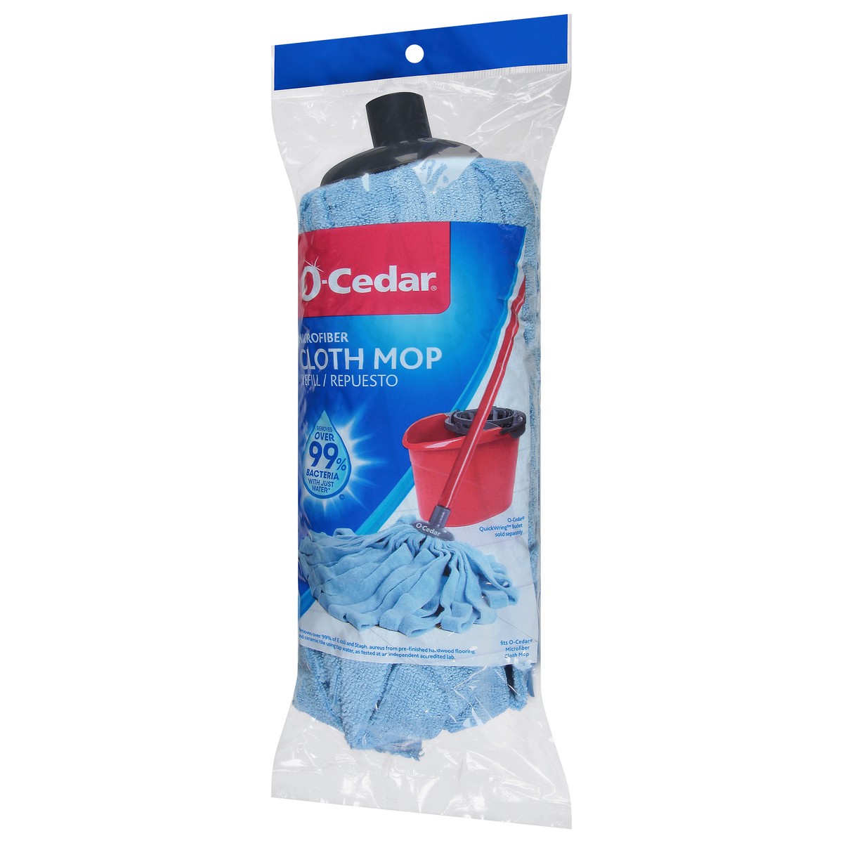 slide 3 of 9, O-Cedar Microfiber Cloth Mop Refill 1 ea, 1 ct