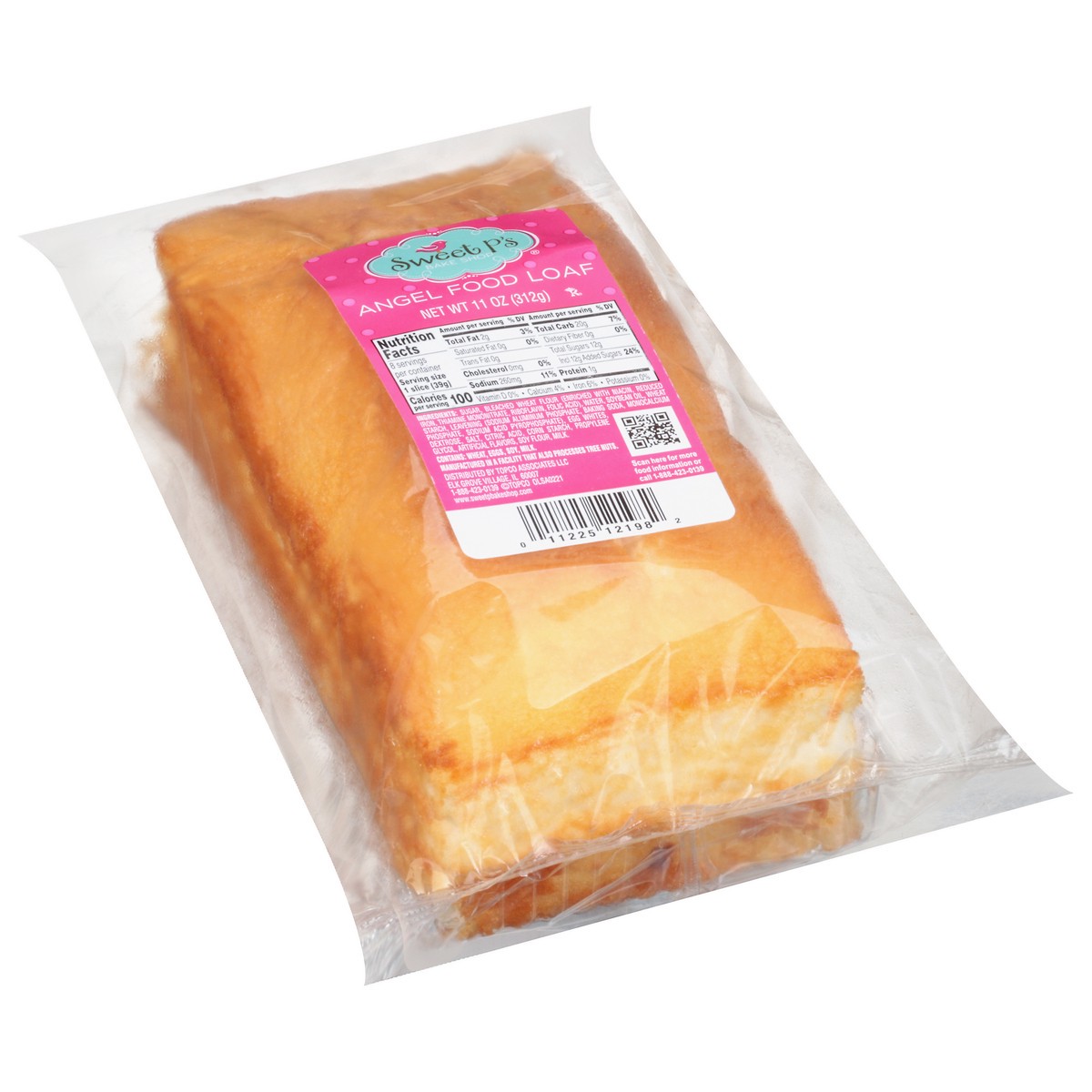 slide 8 of 15, Sweet P's Bake Shop Angel Food Loaf 11 oz, 11 oz