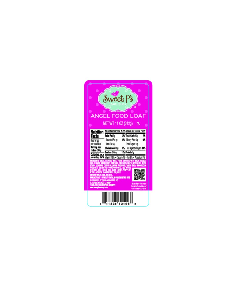 slide 9 of 15, Sweet P's Bake Shop Angel Food Loaf 11 oz, 11 oz
