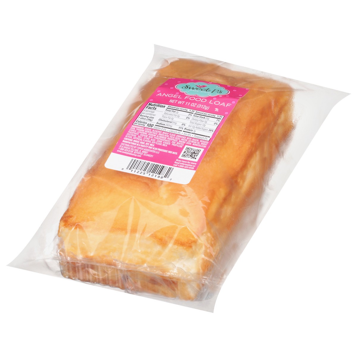 slide 11 of 15, Sweet P's Bake Shop Angel Food Loaf 11 oz, 11 oz