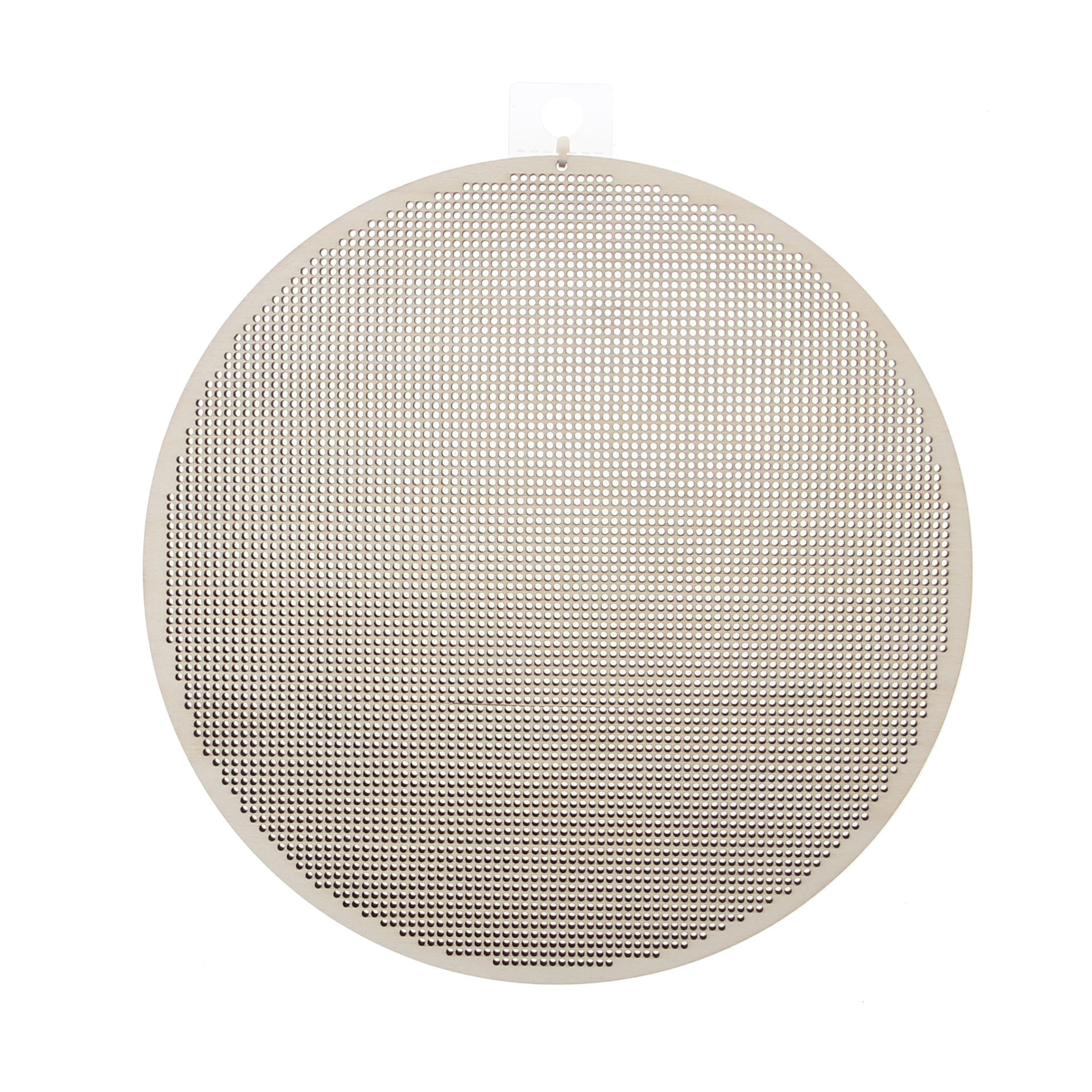 slide 3 of 4, 8" Round Cross Stitch Wood Canvas, 2ct. By Loops & Threads, 2 ct