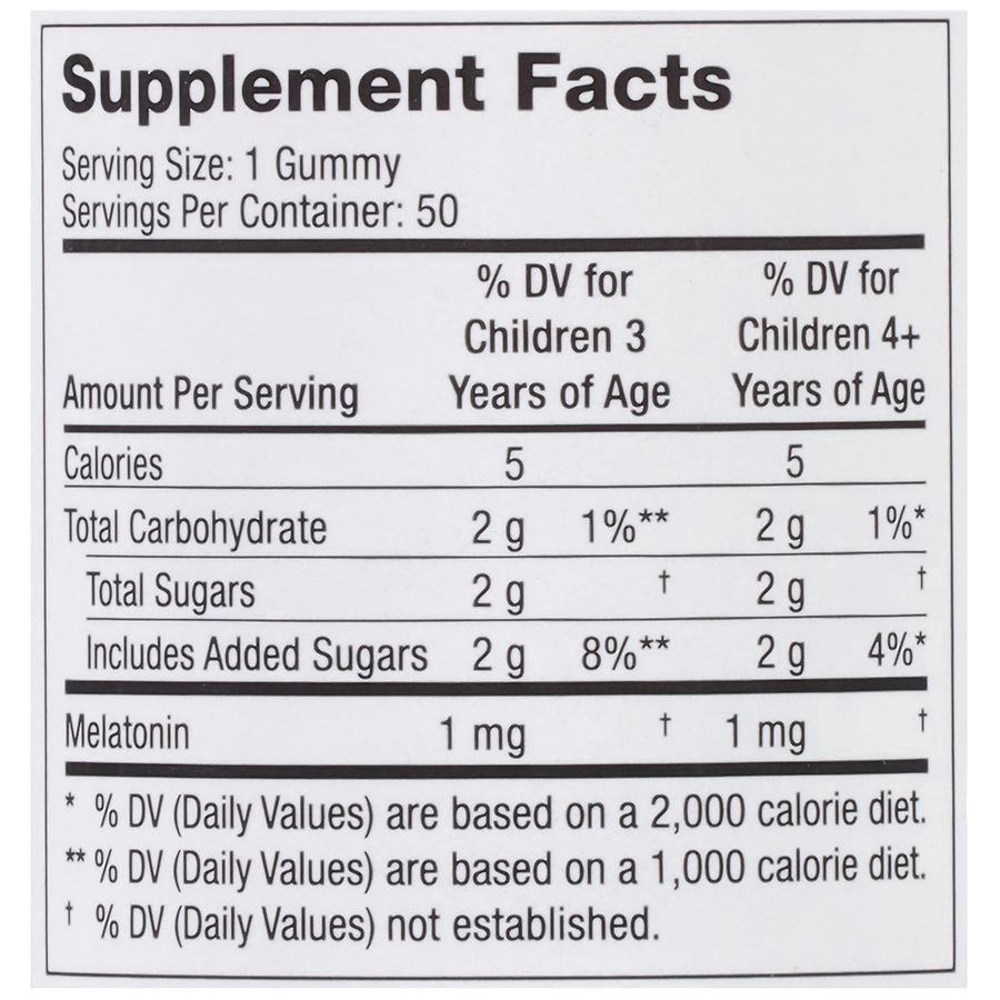slide 3 of 5, Walgreens Children's Melatonin Gummy, 50 ct