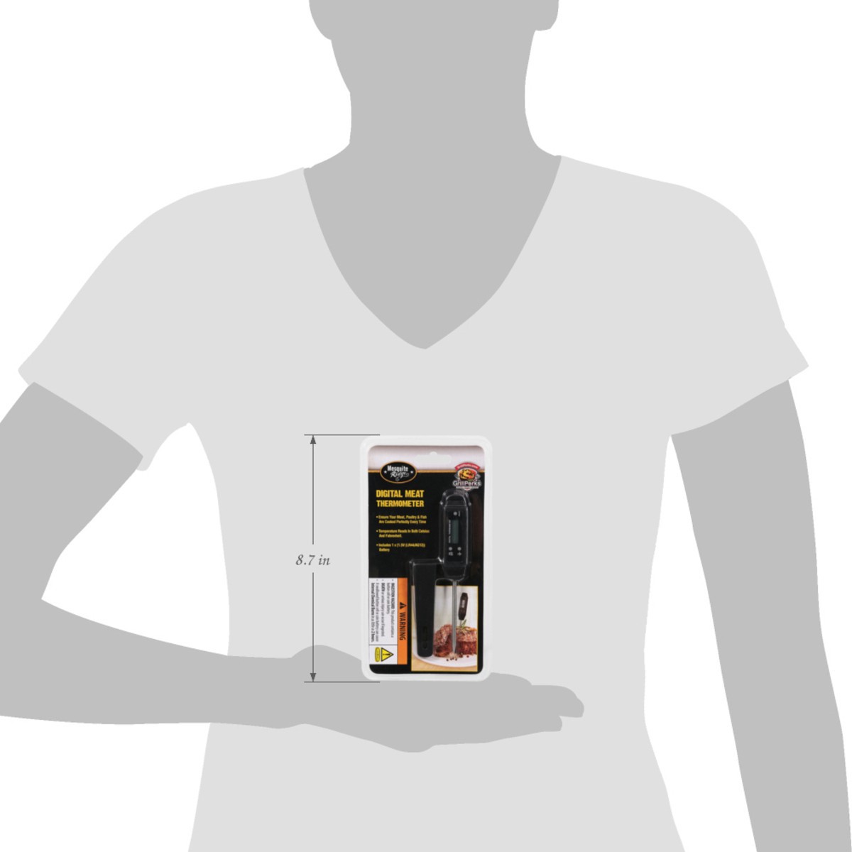 slide 13 of 13, Mesquite Ridge GrillPerks Digital Meat Thermometer 1 Each, 1 ct