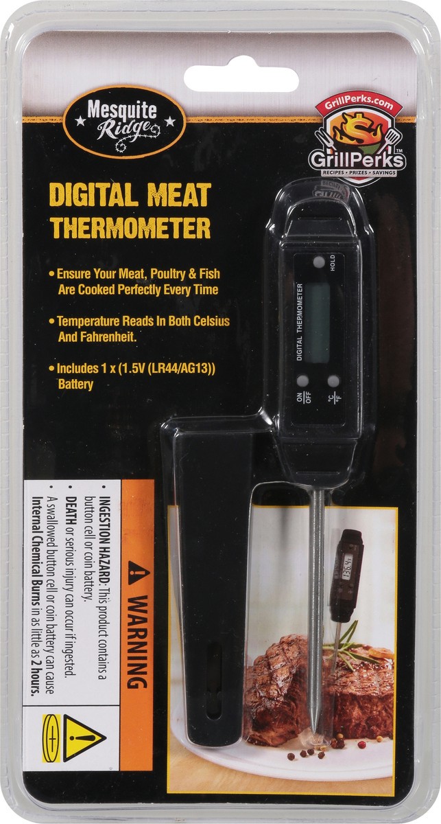 slide 8 of 13, Mesquite Ridge GrillPerks Digital Meat Thermometer 1 Each, 1 ct