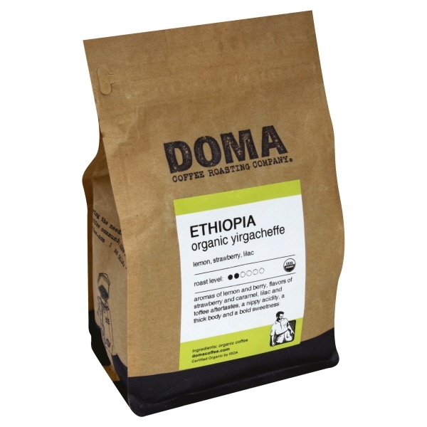 slide 1 of 1, DOMA Coffee Organic Ethiopia, 12 oz