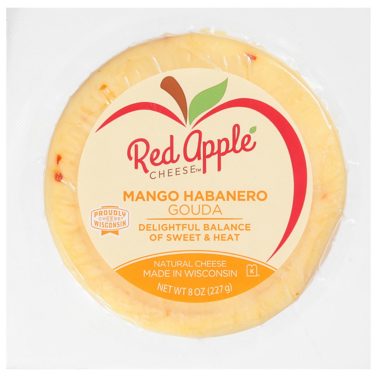 slide 1 of 13, Red Apple Cheese Mango Habanero Gouda Cheese 8 oz, 8 oz
