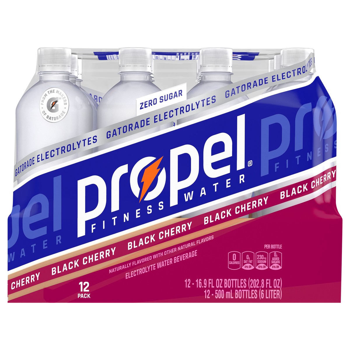 slide 1 of 3, Propel Electrolyte Water Beverage, 12 ct