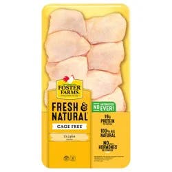 Foster Farms Fresh & Natural Chicken Thighs - 1 pk