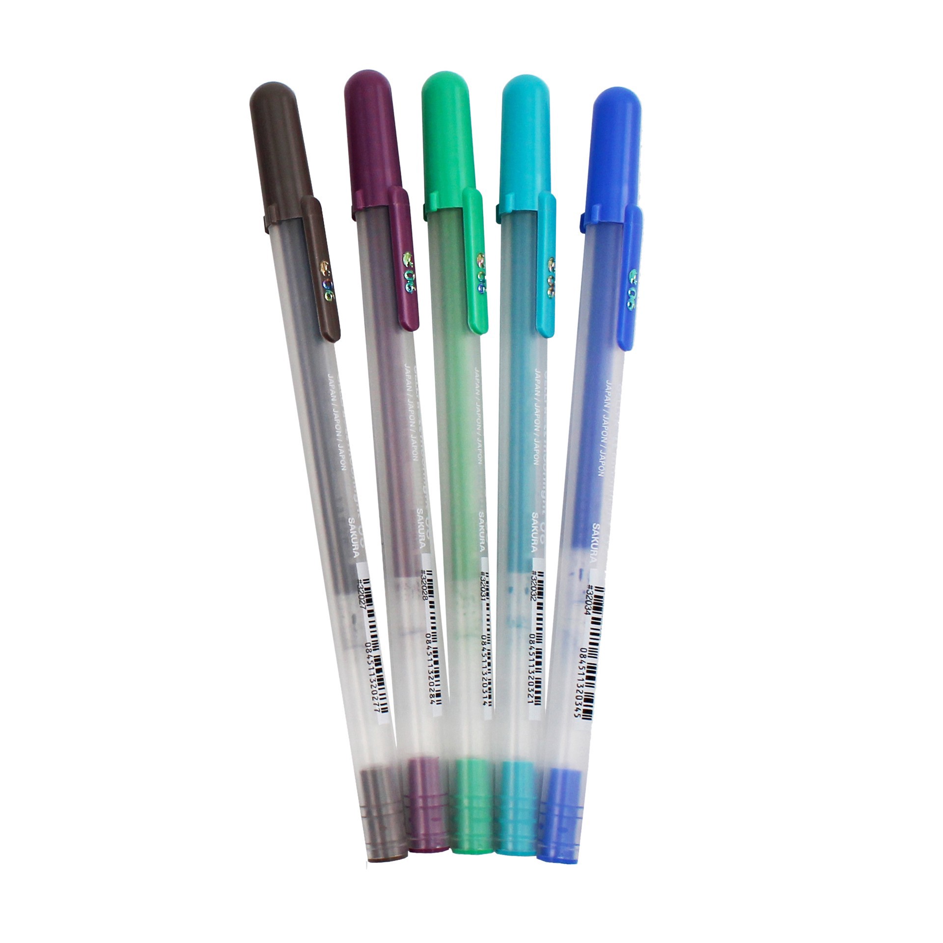 slide 8 of 8, Sakura Gelly Roll Moonlight 06 Fine Point Gel Pen 5 Color Set, Twilight, 0.3 mm