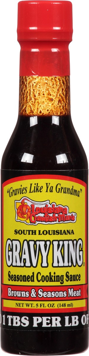 slide 9 of 12, Louisiana Crawfish-Man's Seasoned Gravy King Cooking Sauce 5 fl oz, 5 fl oz