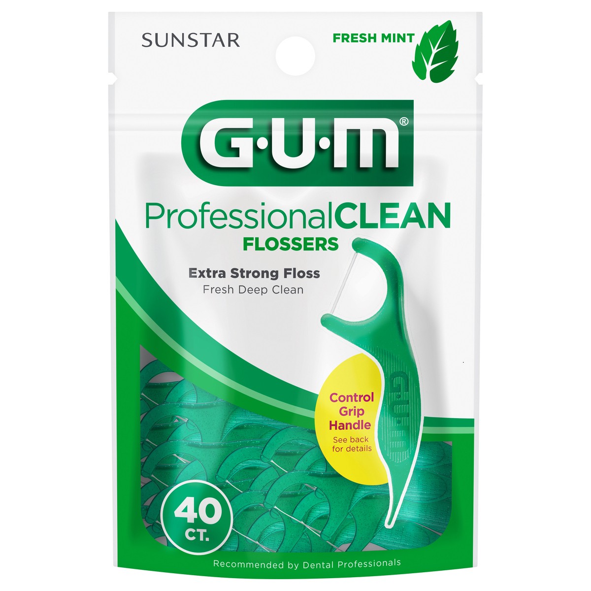 slide 1 of 3, G-U-M Butler Professional Clean Floss, 40 ct