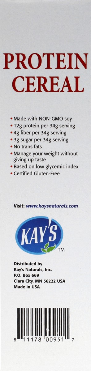 slide 3 of 4, Kay's Naturals Cereal 9.5 oz, 9.5 oz