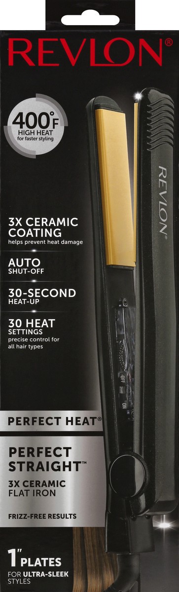 slide 3 of 9, Revlon Perfect Heat Straightener, 1 ct